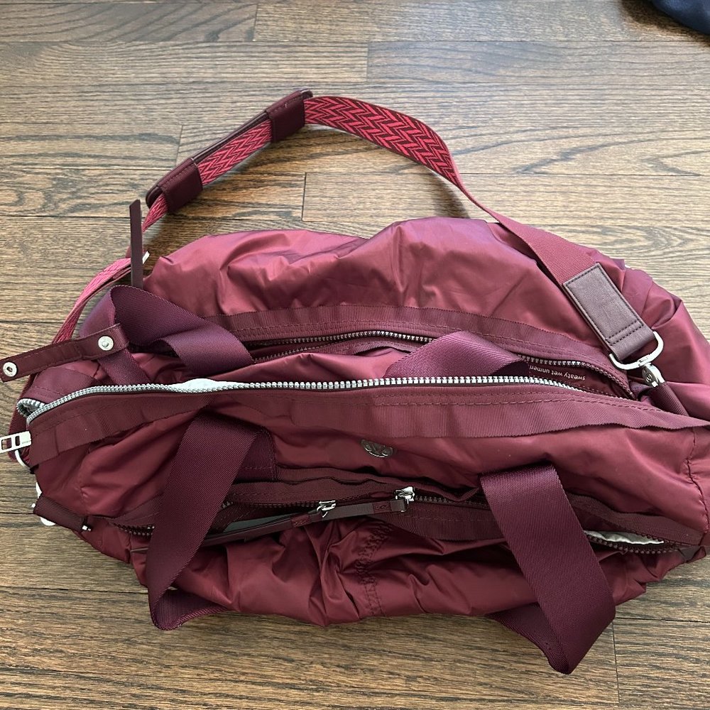 Lululemon Maroon Duffle Bag